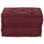 Casa si Gradina - Gradina si terasa - Mobilier exterior - Canapele si fotolii gradina - Puf modular Maroon 70x70x36 tesatura - Infinity.ro