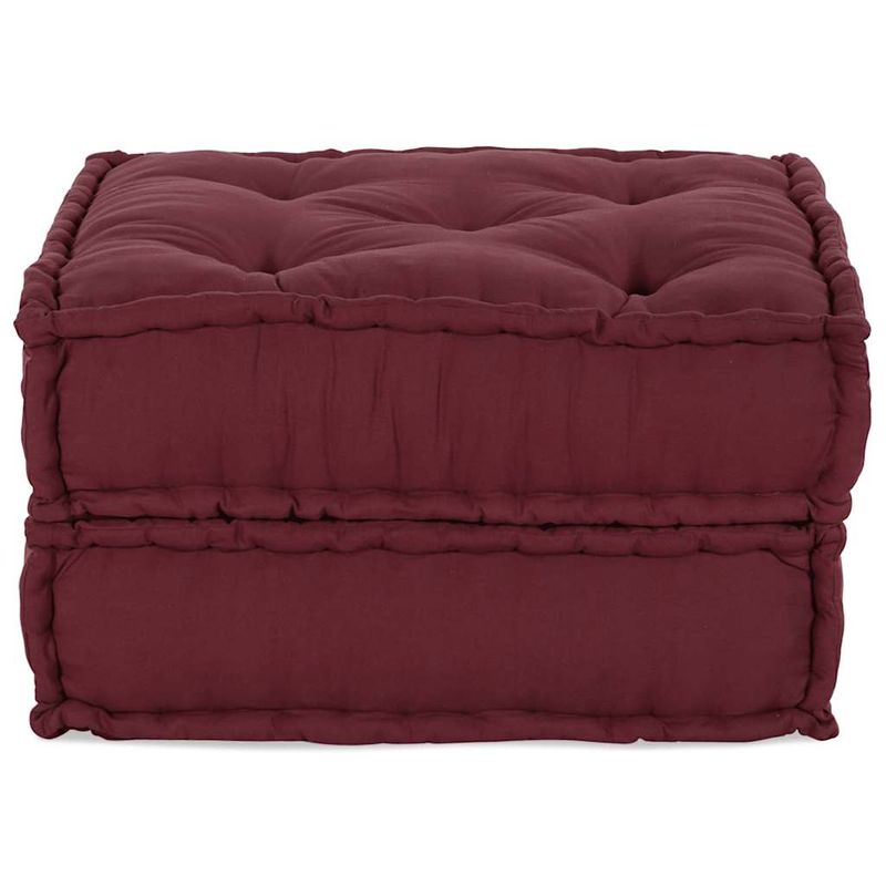 Casa si Gradina - Gradina si terasa - Mobilier exterior - Canapele si fotolii gradina - Puf modular Maroon 70x70x36 tesatura - Infinity.ro