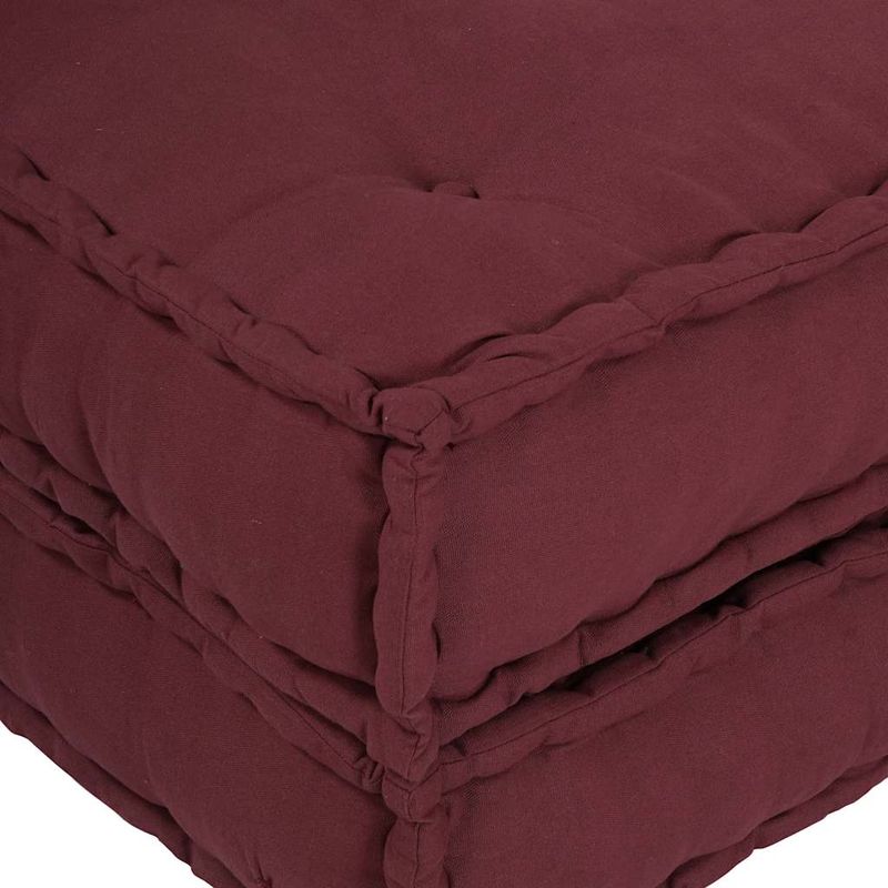 Casa si Gradina - Gradina si terasa - Mobilier exterior - Canapele si fotolii gradina - Puf modular Maroon 70x70x36 tesatura - Infinity.ro