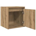 Casa si Gradina - Mobilier - Comode si corpuri - Noptiere - Noptiere montate pe perete 2 buc Stejar Artisan 38x34x40 cm - Infinity.ro