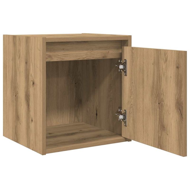 Casa si Gradina - Mobilier - Comode si corpuri - Noptiere - Noptiere montate pe perete 2 buc Stejar Artisan 38x34x40 cm - Infinity.ro