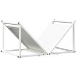 Casa si Gradina - Termice - Sobe, Seminee si accesorii - Accesorii seminee si sobe - Suport pentru lemne de foc alb Otel laminat la rece - Infinity.ro