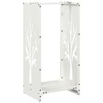 Casa si Gradina - Termice - Sobe, Seminee si accesorii - Accesorii seminee si sobe - Suport pentru lemne de foc alb 40x30x80 cm Otel laminat la rece - Infinity.ro
