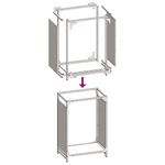 Casa si Gradina - Termice - Sobe, Seminee si accesorii - Accesorii seminee si sobe - Suport pentru lemne de foc negru Otel laminat la rece - Infinity.ro