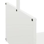 Casa si Gradina - Termice - Sobe, Seminee si accesorii - Accesorii seminee si sobe - Suport pentru lemne de foc alb 40x40x40 cm Otel laminat la rece - Infinity.ro