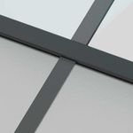 Casa si Gradina - Constructii - Usi interior, exterior si garaj - Usi interior - Usa glisanta cu set feronerie neagra 90x205cm sticla securizata - Infinity.ro