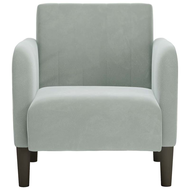 Casa si Gradina - Mobilier - Scaune si fotolii - Fotolii - Fotoliu cu cotiere Gri deschis 54 cm catifea - Infinity.ro