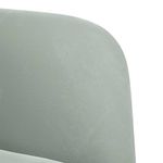Casa si Gradina - Mobilier - Scaune si fotolii - Fotolii - Fotoliu cu cotiere Gri deschis 54 cm catifea - Infinity.ro