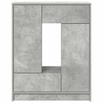 Casa si Gradina - Mobilier - Comode si corpuri - Comode - Bufeta cu sertare si usi Gri beton 73x31x90 cm - Infinity.ro