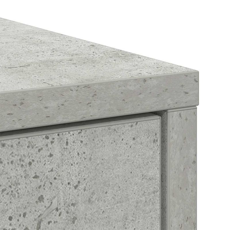 Casa si Gradina - Mobilier - Comode si corpuri - Comode - Bufeta cu sertare si usi Gri beton 73x31x90 cm - Infinity.ro