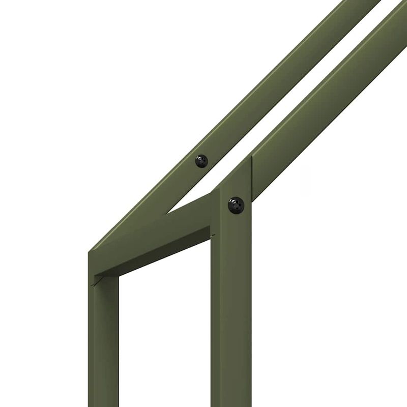 Casa si Gradina - Termice - Sobe, Seminee si accesorii - Accesorii seminee si sobe - Suport pentru lemne de foc Verde masline Otel laminat la rece - Infinity.ro