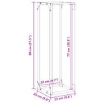 Casa si Gradina - Termice - Sobe, Seminee si accesorii - Accesorii seminee si sobe - Suport pentru lemne de foc Verde masline Otel laminat la rece - Infinity.ro