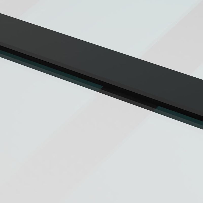 Casa si Gradina - Constructii - Usi interior, exterior si garaj - Usi interior - Usa glisanta cu set de feronerie neagra 76x205 cm Sticla ESG - Infinity.ro