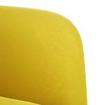Casa si Gradina - Mobilier - Scaune si fotolii - Fotolii - Fotoliu cu Cotiere Catifea Galben 54 cm - Infinity.ro