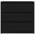 Casa si Gradina - Mobilier - Comode si corpuri - Comode - Bufeta Stejar negru 80x35x76 cm Lemn prelucrat - Infinity.ro