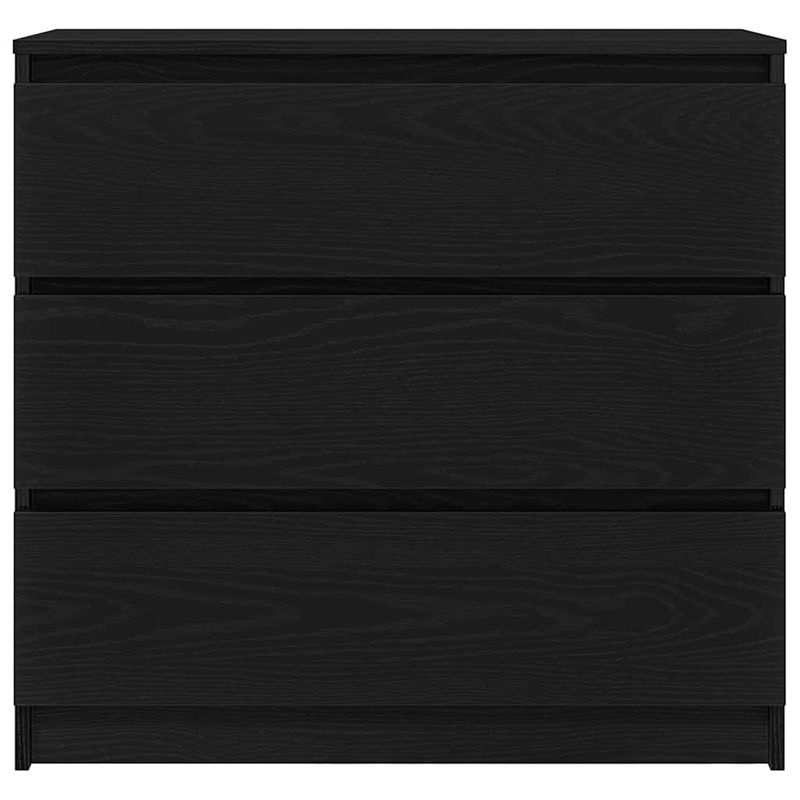 Casa si Gradina - Mobilier - Comode si corpuri - Comode - Bufeta Stejar negru 80x35x76 cm Lemn prelucrat - Infinity.ro