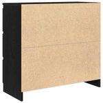 Casa si Gradina - Mobilier - Comode si corpuri - Comode - Bufeta Stejar negru 80x35x76 cm Lemn prelucrat - Infinity.ro
