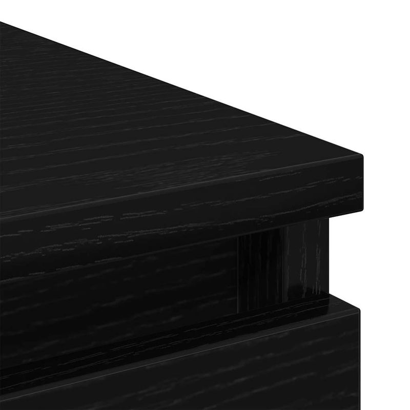 Casa si Gradina - Mobilier - Comode si corpuri - Comode - Bufeta Stejar negru 80x35x76 cm Lemn prelucrat - Infinity.ro