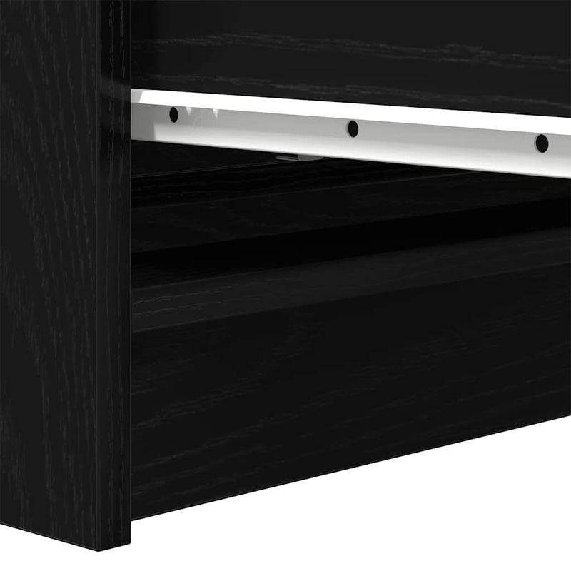 Casa si Gradina - Mobilier - Comode si corpuri - Comode - Bufeta Stejar negru 80x35x76 cm Lemn prelucrat - Infinity.ro