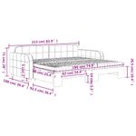 Casa si Gradina - Mobilier - Paturi si accesorii - Paturi - Pat de zi cu extensie si saltele, gri deschis 90x190 cm catifea - Infinity.ro