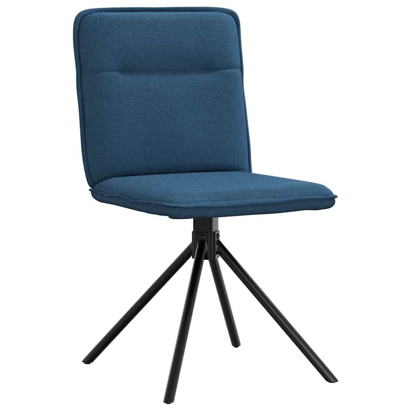 Casa si Gradina - Mobilier - Scaune si fotolii - Scaune - Scaune de bucatarie, 2 buc., albastru, textil - Infinity.ro