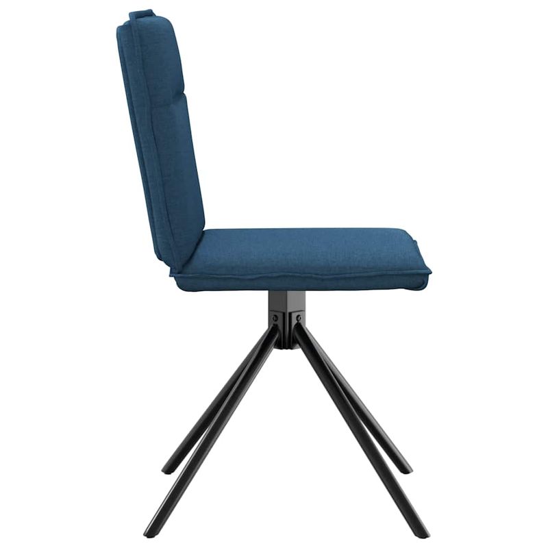Casa si Gradina - Mobilier - Scaune si fotolii - Scaune - Scaune de bucatarie, 2 buc., albastru, textil - Infinity.ro