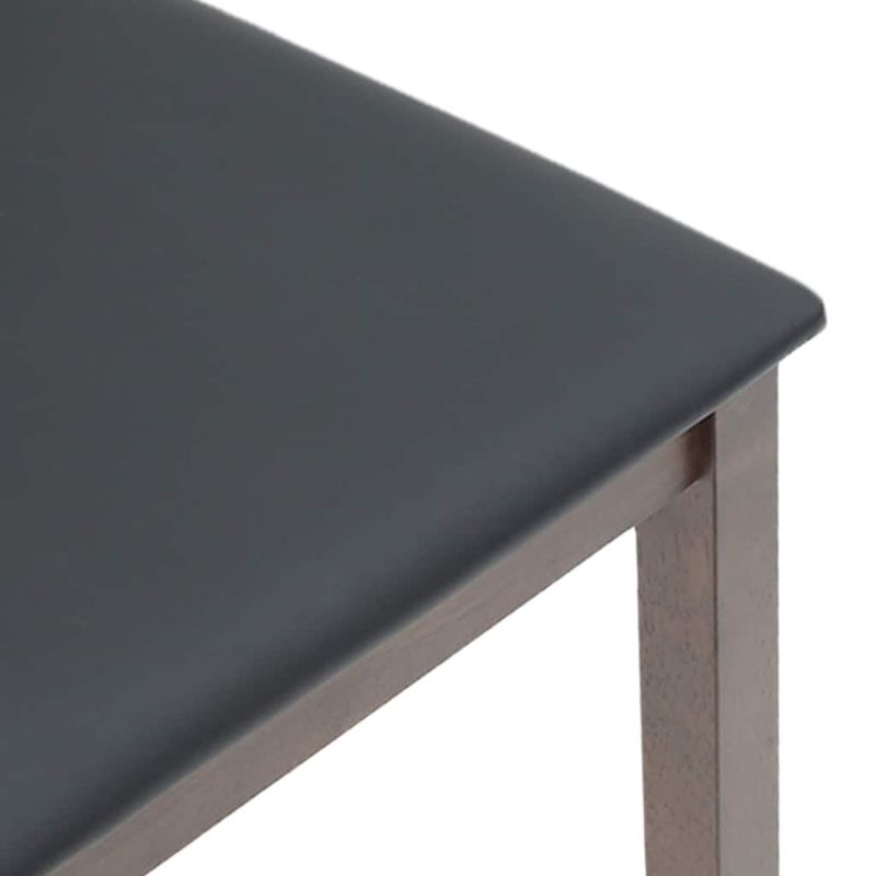 Casa si Gradina - Mobilier - Scaune si fotolii - Scaune - Scaune sufragerie cu perne 2 buc. cauciuc din lemn masiv maro - Infinity.ro