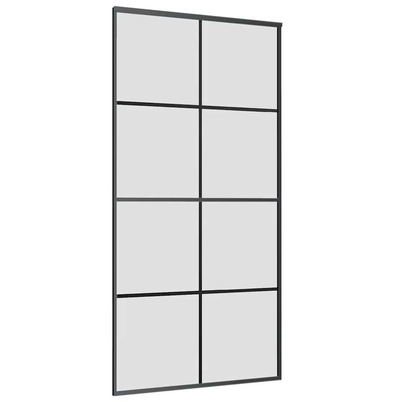 Casa si Gradina - Constructii - Usi interior, exterior si garaj - Usi interior - Usa glisanta cu set de feronerie neagra 102,5x205 cm Sticla ESG - Infinity.ro