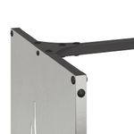 Casa si Gradina - Termice - Sobe, Seminee si accesorii - Accesorii seminee si sobe - Suport pentru lemne de foc 40x30x80 cm otel inoxidabil - Infinity.ro