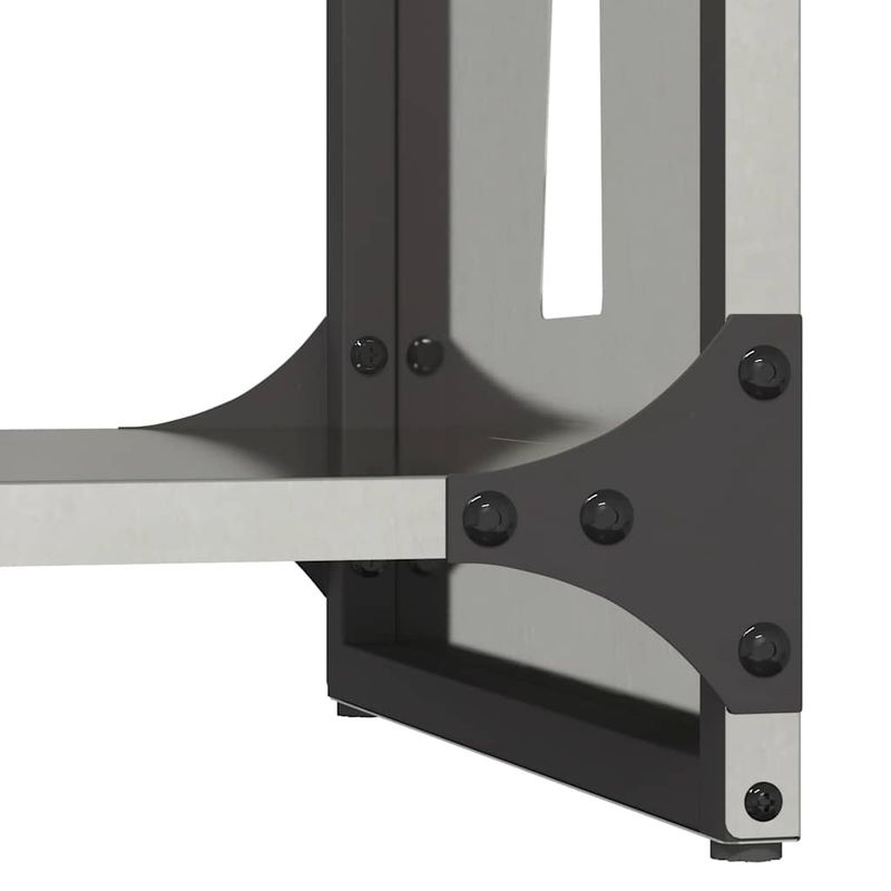 Casa si Gradina - Termice - Sobe, Seminee si accesorii - Accesorii seminee si sobe - Suport pentru lemne de foc 40x30x80 cm otel inoxidabil - Infinity.ro