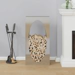 Casa si Gradina - Termice - Sobe, Seminee si accesorii - Accesorii seminee si sobe - Suport pentru lemne de foc, 60x40x100 cm, otel inoxidabil - Infinity.ro