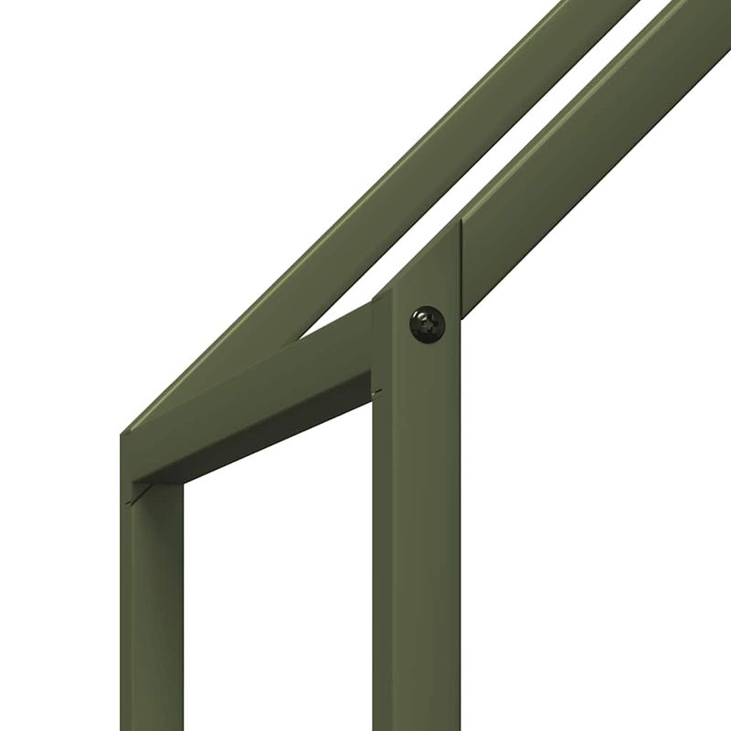 Casa si Gradina - Termice - Sobe, Seminee si accesorii - Accesorii seminee si sobe - Suport pentru lemne de foc Verde masline Otel laminat la rece - Infinity.ro