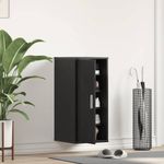 Casa si Gradina - Mobilier - Organizare si depozitare - Organizator incaltaminte - Dulap Pantofi Stejar Negru 32x35x70 cm Lemn prelucrat - Infinity.ro