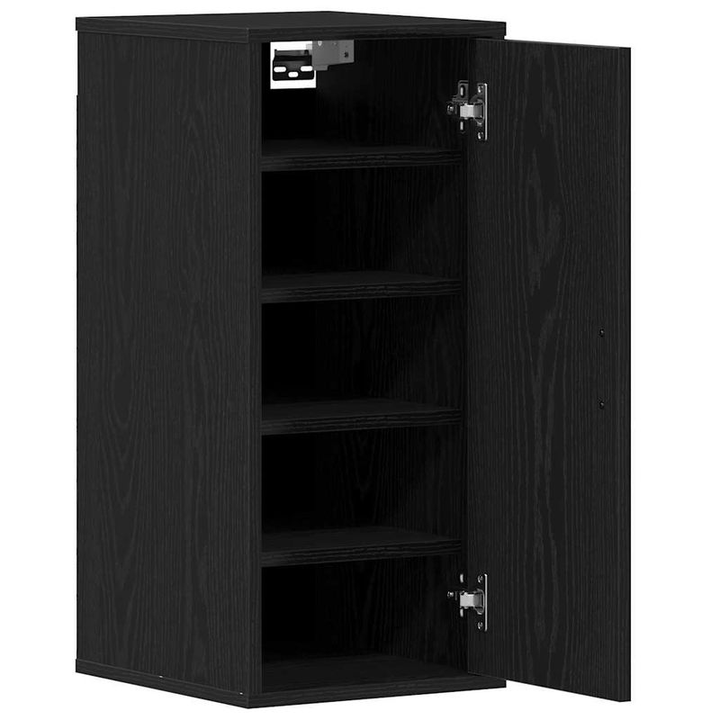Casa si Gradina - Mobilier - Organizare si depozitare - Organizator incaltaminte - Dulap Pantofi Stejar Negru 32x35x70 cm Lemn prelucrat - Infinity.ro