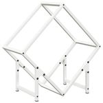 Casa si Gradina/Termice/Sobe, Seminee si accesorii/Accesorii seminee si sobe - Suport pentru lemne de foc alb 50x25x50 cm Otel laminat la rece - Infinity.ro
