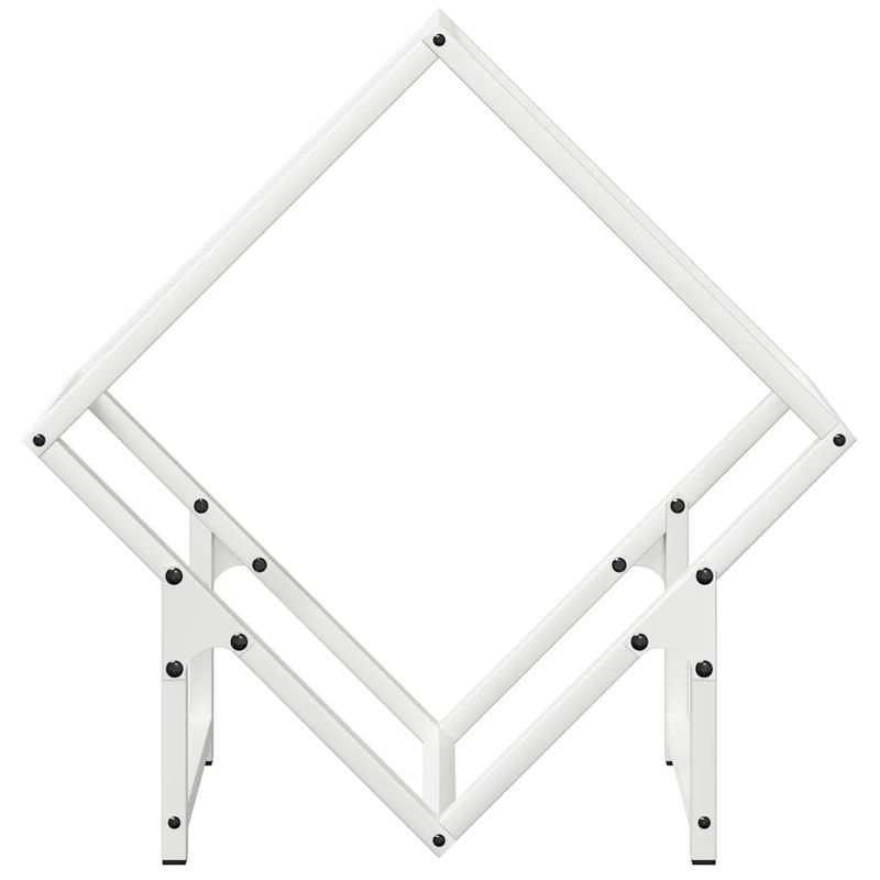 Casa si Gradina/Termice/Sobe, Seminee si accesorii/Accesorii seminee si sobe - Suport pentru lemne de foc alb 50x25x50 cm Otel laminat la rece - Infinity.ro
