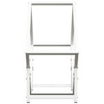 Casa si Gradina/Termice/Sobe, Seminee si accesorii/Accesorii seminee si sobe - Suport pentru lemne de foc alb 50x25x50 cm Otel laminat la rece - Infinity.ro