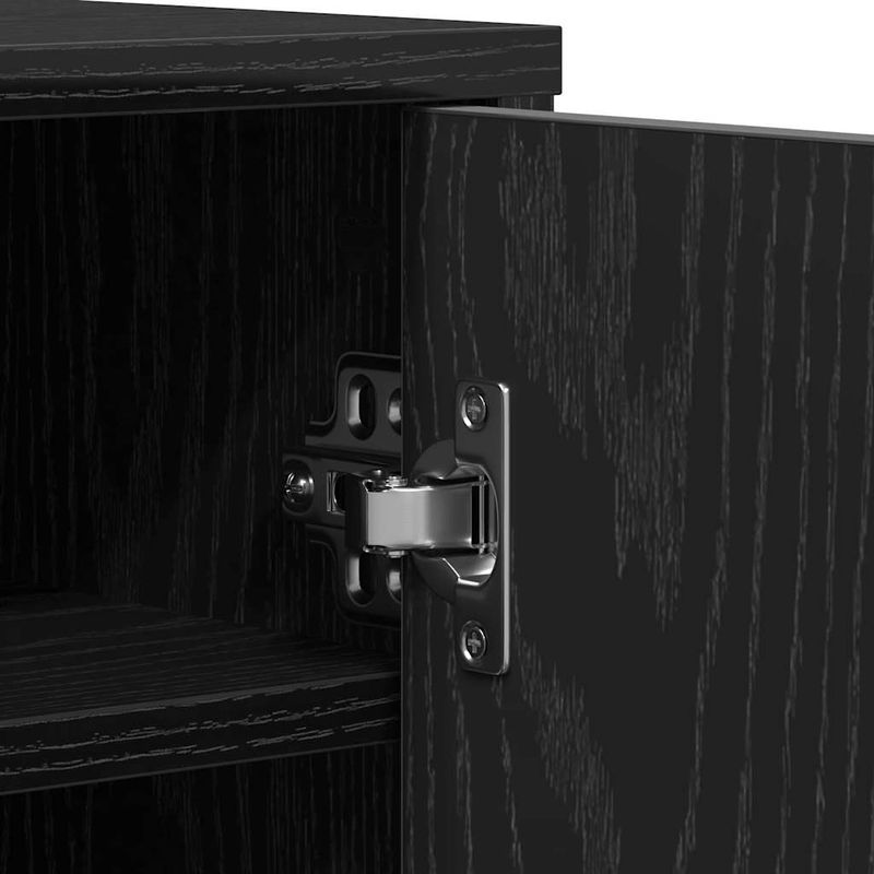 Casa si Gradina - Mobilier - Organizare si depozitare - Organizator incaltaminte - Dulap Pantofi Stejar Negru 32x35x70 cm Lemn prelucrat - Infinity.ro