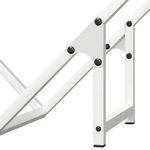 Casa si Gradina/Termice/Sobe, Seminee si accesorii/Accesorii seminee si sobe - Suport pentru lemne de foc alb 50x25x50 cm Otel laminat la rece - Infinity.ro