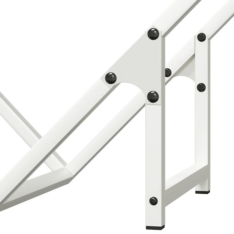 Casa si Gradina/Termice/Sobe, Seminee si accesorii/Accesorii seminee si sobe - Suport pentru lemne de foc alb 50x25x50 cm Otel laminat la rece - Infinity.ro