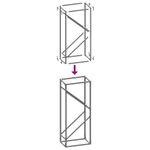 Casa si Gradina - Termice - Sobe, Seminee si accesorii - Accesorii seminee si sobe - Suport pentru lemne de foc Antracit Otel laminat la rece - Infinity.ro