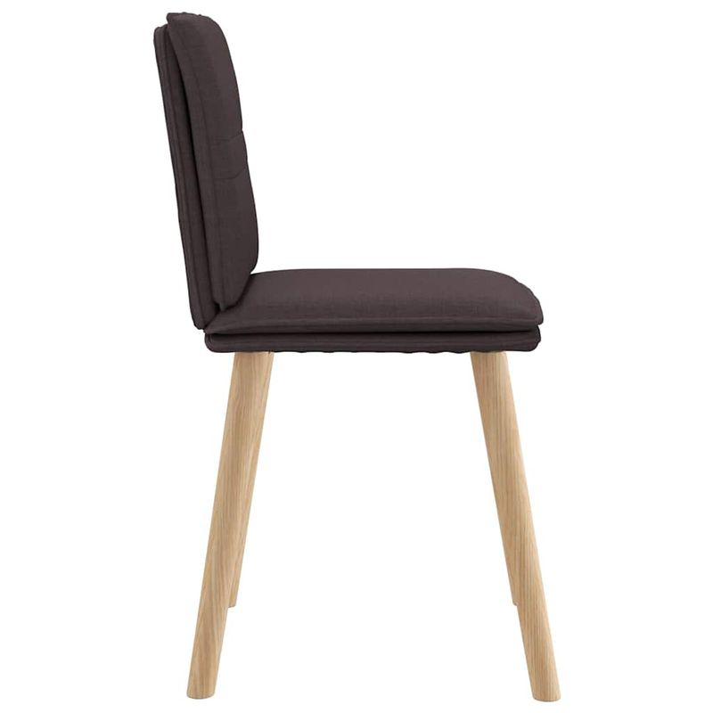 Casa si Gradina - Mobilier - Scaune si fotolii - Scaune - Scaune de bucatarie, 6 buc., maro inchis, material textil - Infinity.ro