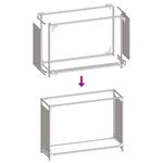 Casa si Gradina - Termice - Sobe, Seminee si accesorii - Accesorii seminee si sobe - Suport pentru lemne de foc negru Otel laminat la rece - Infinity.ro