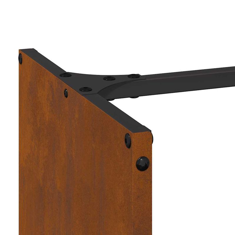 Casa si Gradina - Termice - Sobe, Seminee si accesorii - Accesorii seminee si sobe - Suport pentru lemne de foc 40x30x80 cm Otel pentru intemperii - Infinity.ro