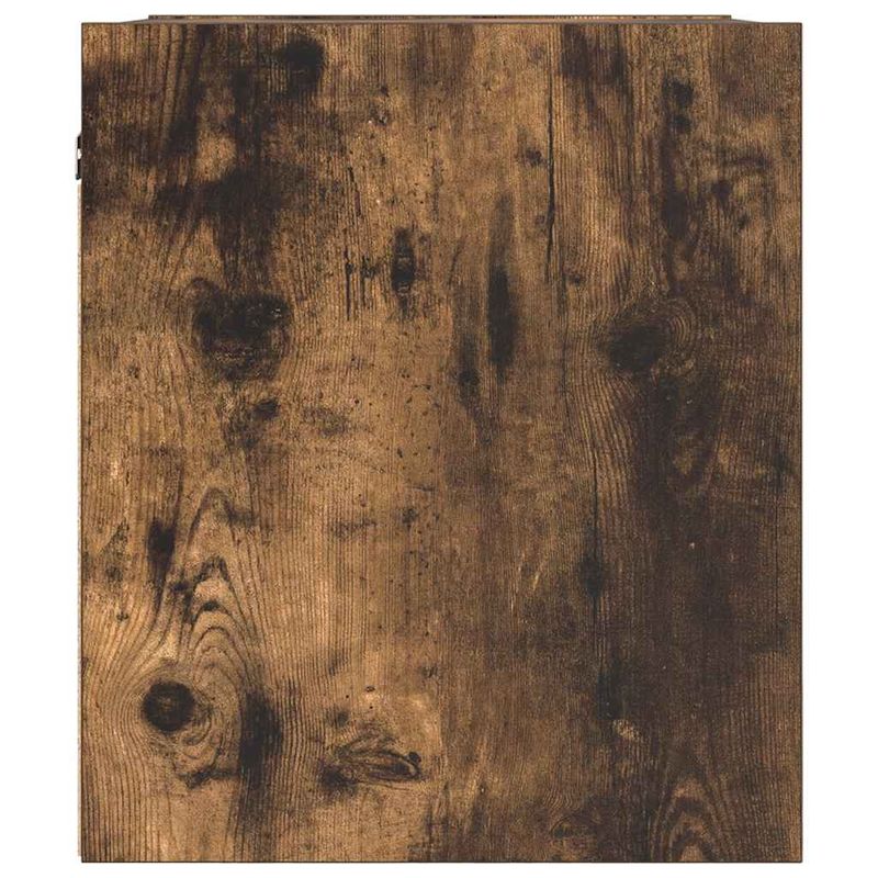 Casa si Gradina - Mobilier - Comode si corpuri - Noptiere - Noptiera montata pe perete din stejar afumat 38x34x40 cm - Infinity.ro