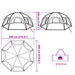 Sport si Outdoor - Camping - Corturi camping - Cort de petrecere, verde mare, rezistent la apa - Infinity.ro