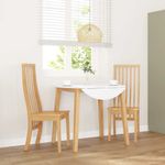 Casa si Gradina - Mobilier - Scaune si fotolii - Scaune - Scaune de sufragerie 2 buc Cauciuc din lemn masiv - Infinity.ro