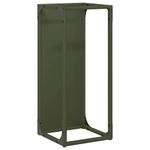 Casa si Gradina - Termice - Sobe, Seminee si accesorii - Accesorii seminee si sobe - Suport pentru lemne de foc Verde masline Otel laminat la rece - Infinity.ro