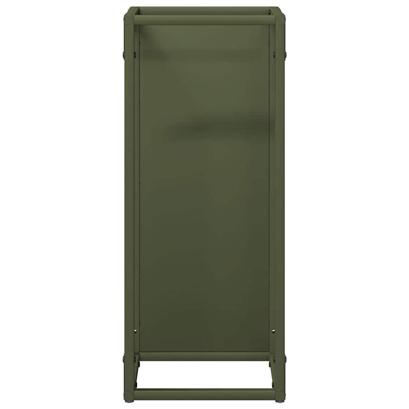 Casa si Gradina - Termice - Sobe, Seminee si accesorii - Accesorii seminee si sobe - Suport pentru lemne de foc Verde masline Otel laminat la rece - Infinity.ro