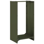 Casa si Gradina - Termice - Sobe, Seminee si accesorii - Accesorii seminee si sobe - Suport pentru lemne de foc Verde masline Otel laminat la rece - Infinity.ro